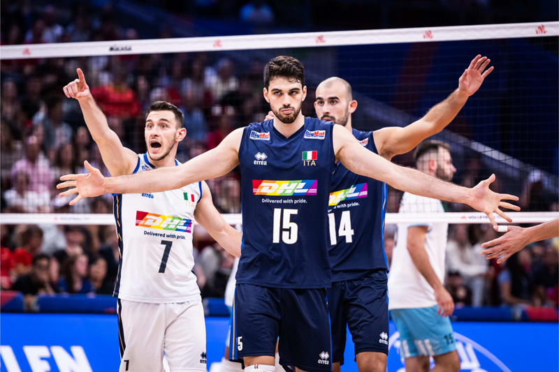 Tuyển bóng chuyền nam Italia 'làm gỏi' Argentina, đối đầu Mỹ ở bán kết Volleyball Nations League 2023 - Ảnh 1