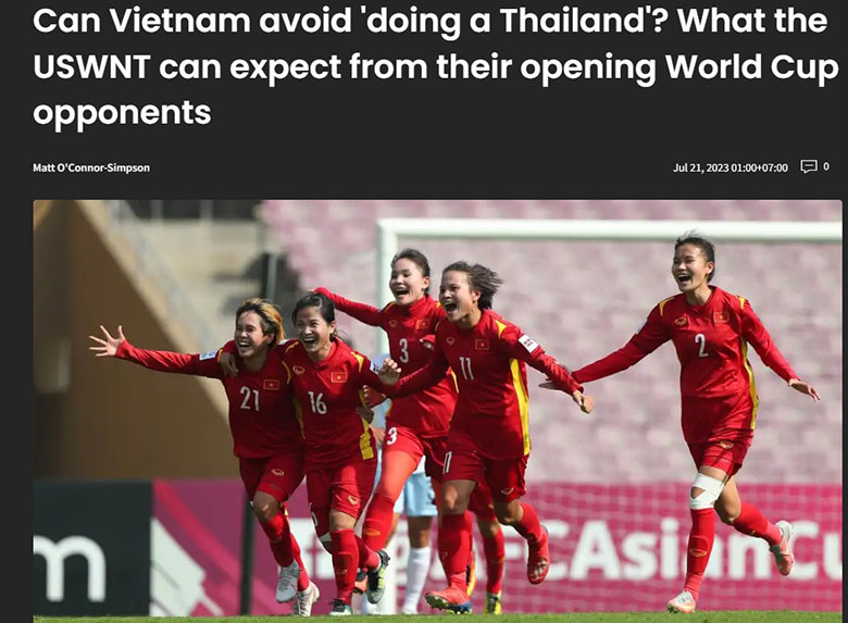 GOAL: ‘Mục tiêu khả dĩ của Việt Nam ở World Cup nữ 2023 là tránh bị bẽ mặt như Thái Lan’ - Ảnh 1