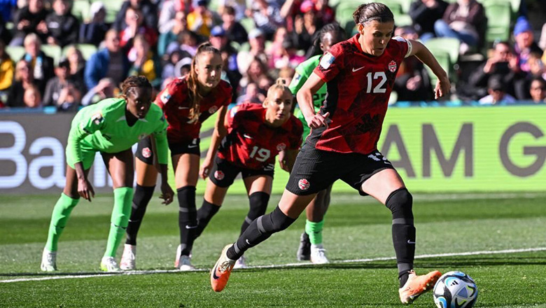 Tiền đạo 40 tuổi đá hỏng penalty, ĐT nữ Canada bị Nigeria cầm chân - Ảnh 1