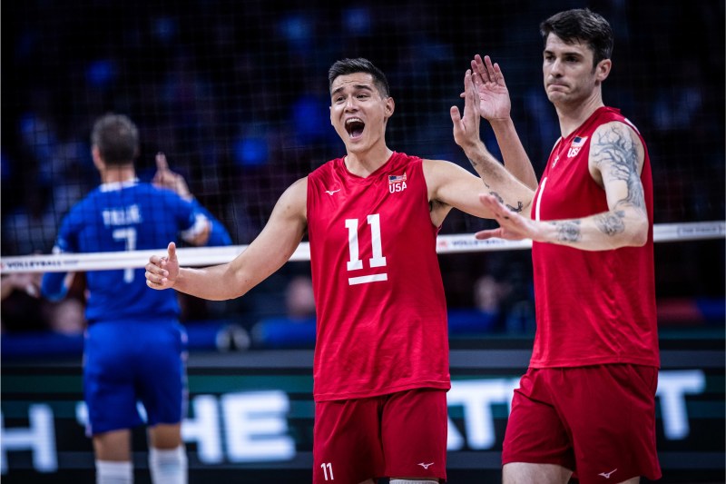 Link xem trực tiếp bóng chuyền bán kết Volleyball Nations League 2023 Mỹ vs Italia, 01h00 ngày 23/7 - Ảnh 1