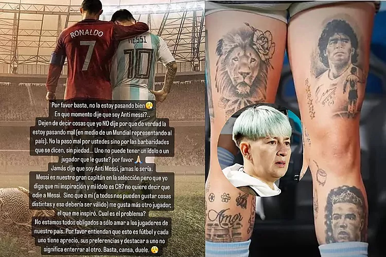 I love Cristiano Ronaldo so much I got his name and number tattooed on my  back and cried at his World Cup exit  The US Sun