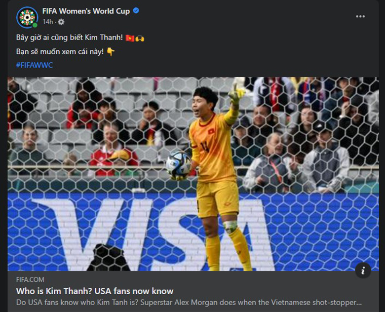 Kim Thanh được FIFA đặc biệt quan tâm trước trận Việt Nam gặp Bồ Đào Nha - Ảnh 1