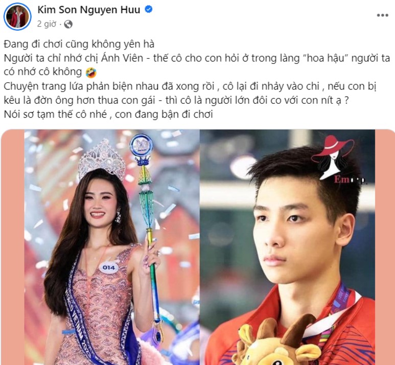 Kim Sơn tiếp tục đáp trả cực gắt vụ hoa hậu Ý Nhi vì bị nói là 'so đo với con gái' - Ảnh 3