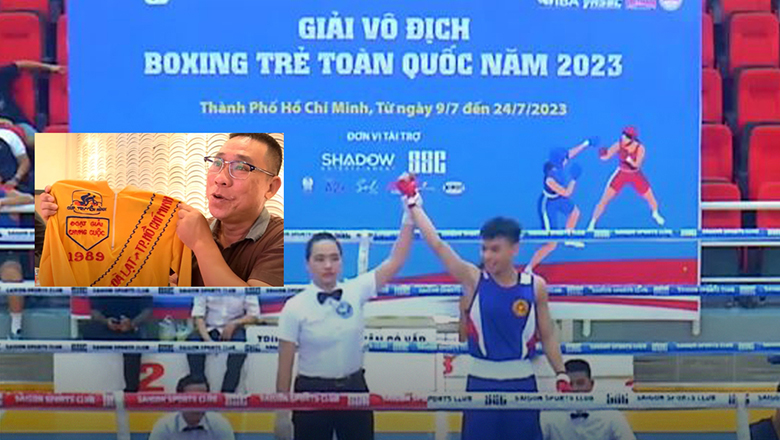 Con trai huyền thoại xe đạp Việt Nam vô địch giải Boxing trẻ toàn quốc - Ảnh 1