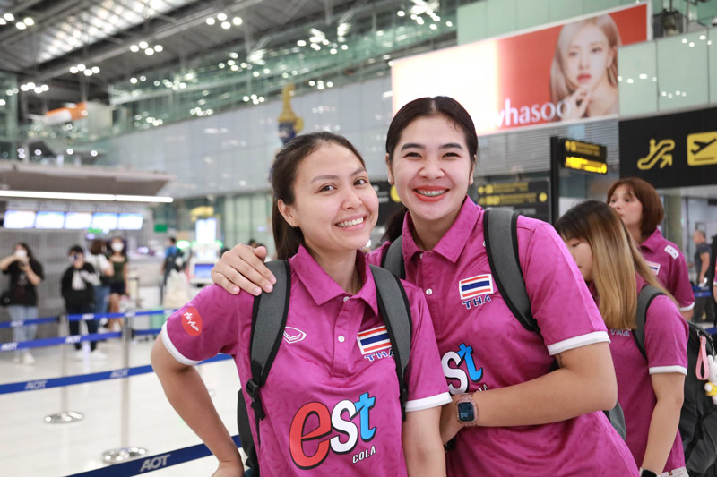 Dàn sao bóng chuyền nữ Thái Lan đổ bộ đến Việt Nam dự SEA V.League 2023 - Ảnh 2