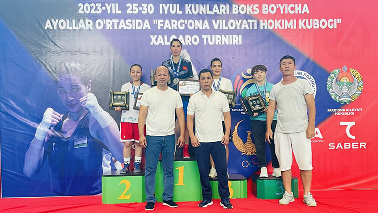 Hà Thị Linh giành HCV giải Boxing Uzbekistan Mở rộng - Ảnh 1