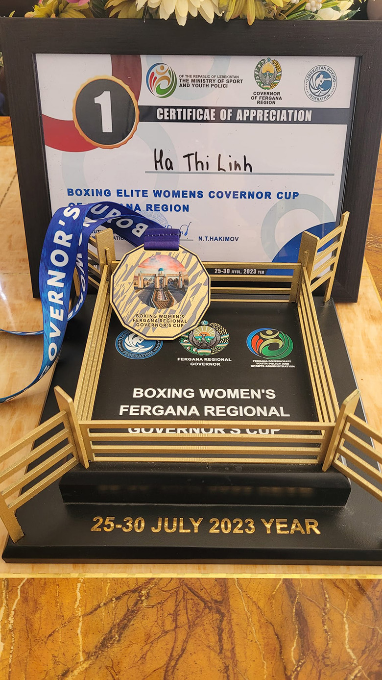 Hà Thị Linh giành HCV giải Boxing Uzbekistan Mở rộng - Ảnh 2