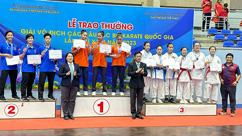 Hơn 1000 VĐV dự giải vô địch các CLB Karate toàn quốc 2023 - Ảnh 1