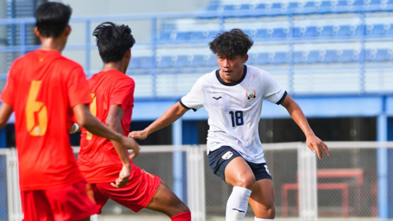 U23 Campuchia bị Myanmar cầm hòa, dễ mất ngôi đầu bảng A giải U23 Đông Nam Á 2023 - Ảnh 2