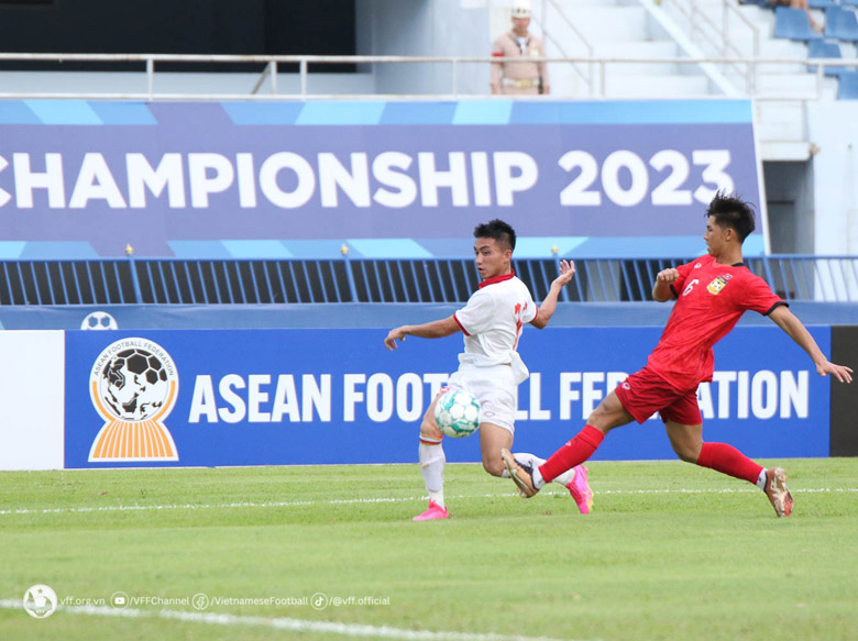 Chân sút lạ Nguyễn Minh Quang xuất sắc nhất trận U23 Việt Nam vs U23 Lào - Ảnh 2