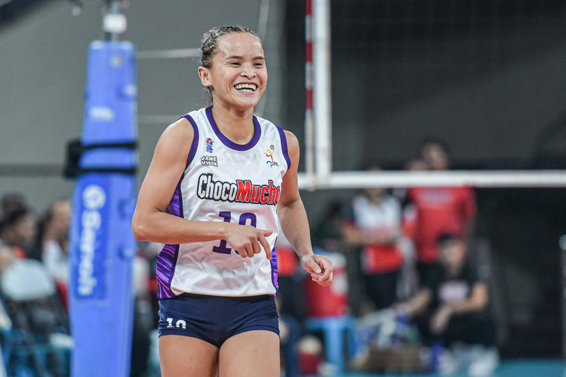 Tay đập 'hạt tiêu' người Philippines gây sốt ở giải bóng chuyền nữ VTV Cup 2023 - Ảnh 1