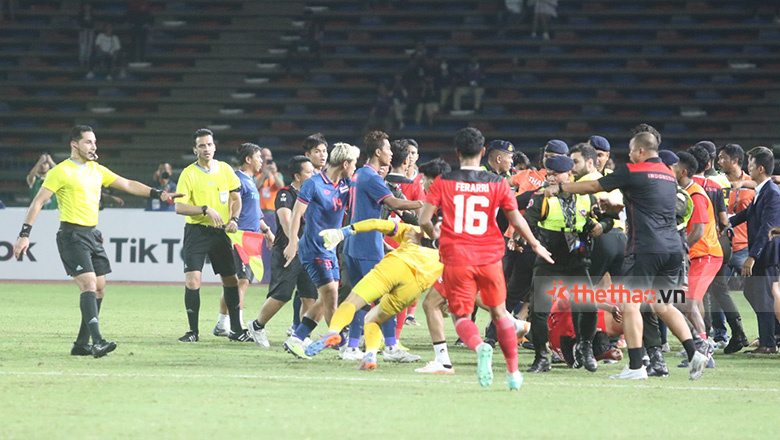 BTC U23 Đông Nam Á thắt chặt an ninh trước trận Thái Lan gặp Indonesia - Ảnh 1