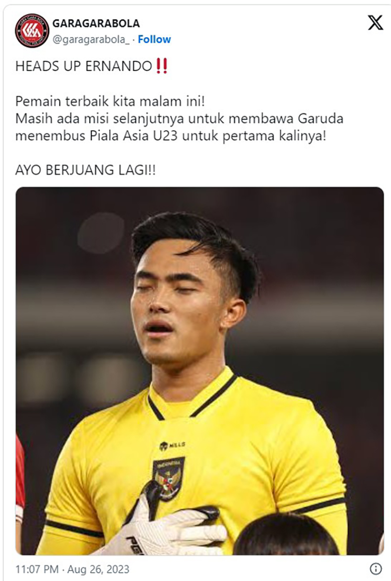 CĐV Indonesia bảo vệ thủ môn ‘tội đồ’ sau trận chung kết U23 Đông Nam Á 2023 - Ảnh 2