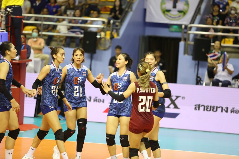 Hàn Quốc thua trắng Thái Lan, ĐT bóng chuyền nữ Việt Nam rộng cửa vào bán kết giải Vô địch châu Á 2023 - Ảnh 1
