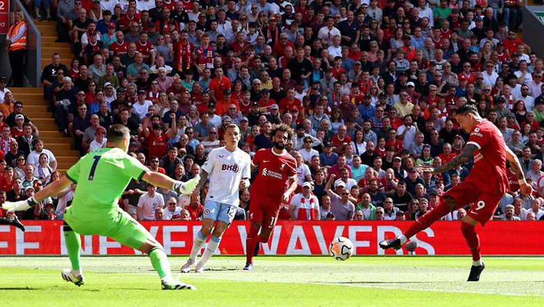 Kết quả bóng đá Liverpool vs Aston Villa: Nunez vô duyên, The Kop vẫn thắng đậm - Ảnh 1