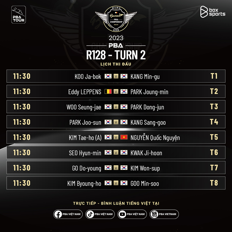 Lịch thi đấu chặng 4 PBA Tour 2023/2024 - SY Bazzar Championship hôm nay mới nhất - Ảnh 3