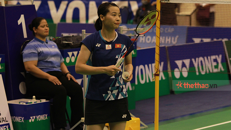 Thùy Linh thắng tay vợt hạng 8 thế giới - Ảnh 1