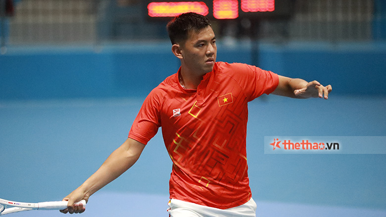 Lý Hoàng Nam ngược dòng hạ tay vợt hạng 188 ATP, vào tứ kết Shanghai Challenger - Ảnh 1
