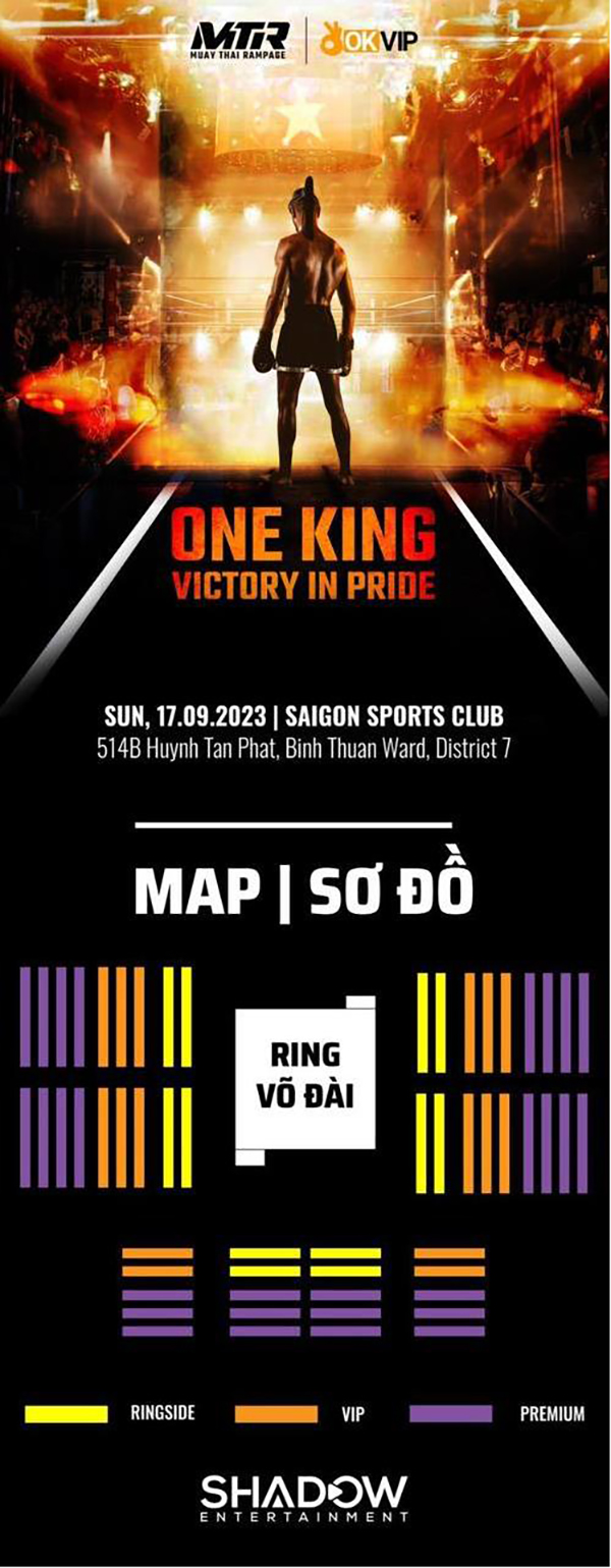 Cách thức mua vé xem MTR: ONE KING VICTORY IN PRIDE - Ảnh 2