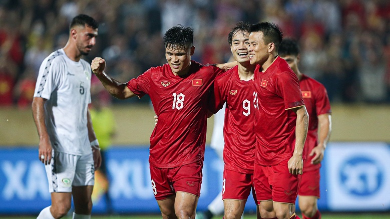 ĐT Việt Nam được bao nhiêu điểm trên BXH FIFA sau trận thắng Palestine? - Ảnh 1