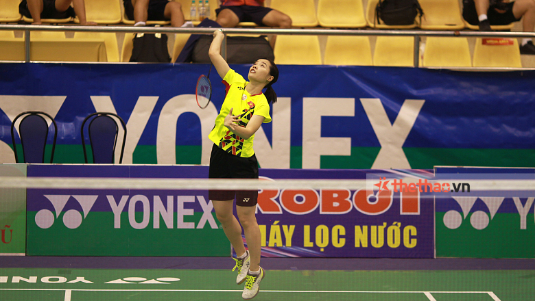 Thùy Linh là đại diện chủ nhà duy nhất lọt vào tứ kết Vietnam Open - Ảnh 1