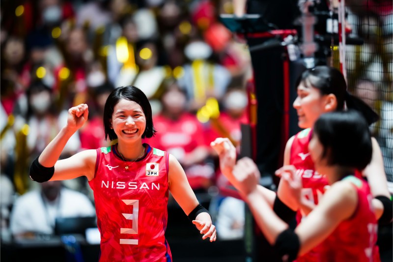 Tuyển bóng chuyền nữ Nhật Bản huỷ diệt đối thủ ở vòng loại Olympic Paris - Ảnh 1