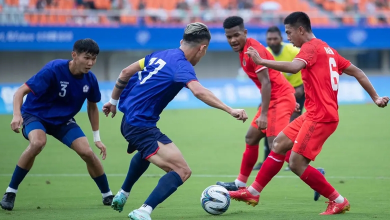 Kết quả bóng đá Olympic Đài Bắc Trung Hoa vs Olympic Indonesia: Thất bại bất ngờ - Ảnh 1