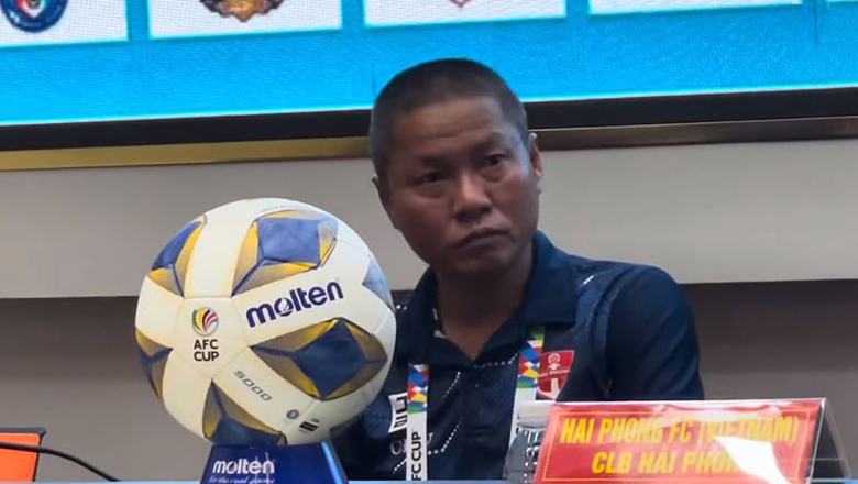 HLV Chu Đình Nghiêm không hài lòng vì cầu thủ Hải Phòng coi thường CLB Indonesia - Ảnh 1