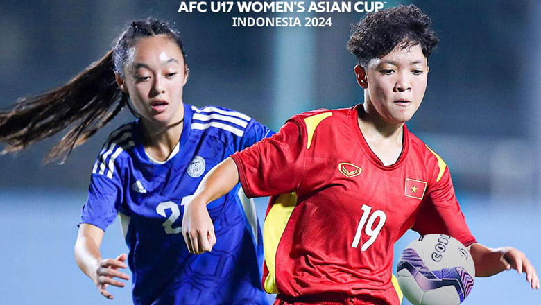 U17 nữ Việt Nam mất vé dự VCK U17 nữ châu Á 2024 sau trận thua U17 nữ Philippines  - Ảnh 1