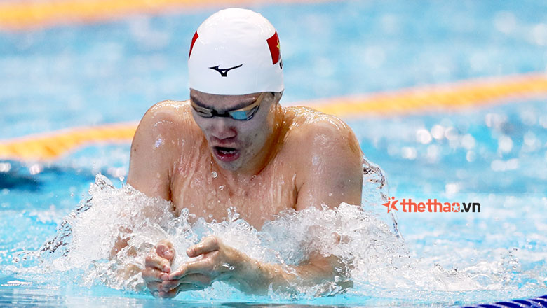 Hưng Nguyên, Quang Thuấn về cuối ở chung kết bơi 400m hỗn hợp cá nhân nam ASIAD 19 - Ảnh 1