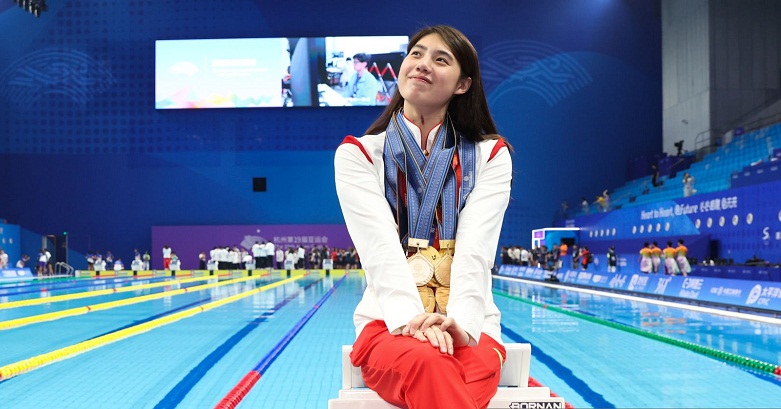 Hình ảnh đời thường hút mắt của mỹ nhân bơi đẹp nhất Trung Quốc, giành 6 HCV ASIAD 19 - Ảnh 9