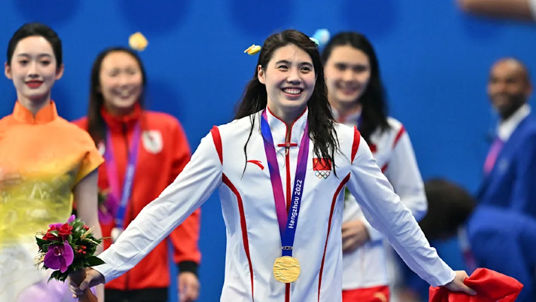 Michael Phelp phiên bản 'cô gái Trung Hoa' phá 4 kỷ lục bơi ASIAD 19 - Ảnh 1
