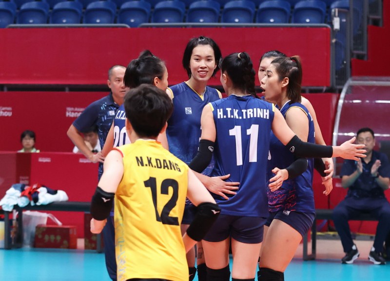 Tuyển bóng chuyền nữ Việt Nam ngược dòng xuất sắc, khiến Hàn Quốc thêm lần ôm hận của ASIAD 19 - Ảnh 1