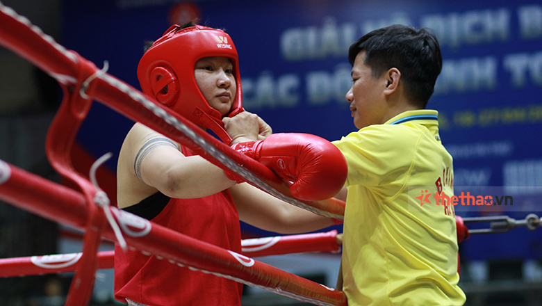 Diễm Quỳnh thua VĐV chủ nhà, dừng bước ở trận bán kết môn Boxing ASIAD 19 - Ảnh 1