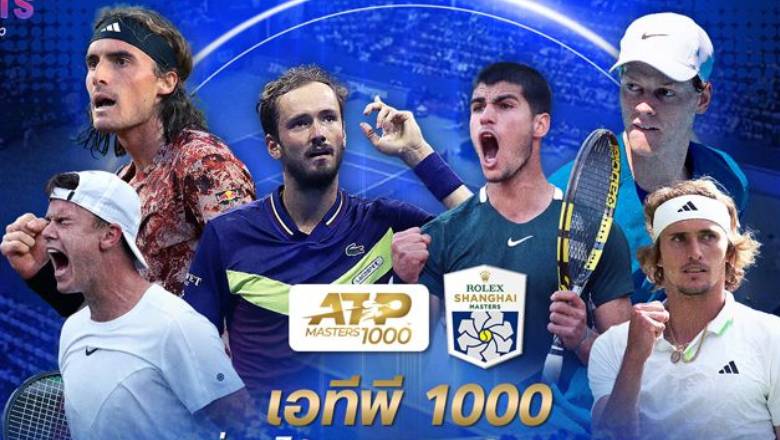 Xem trực tiếp tennis Shanghai Masters 2023 ở đâu, trên kênh nào? - Ảnh 1