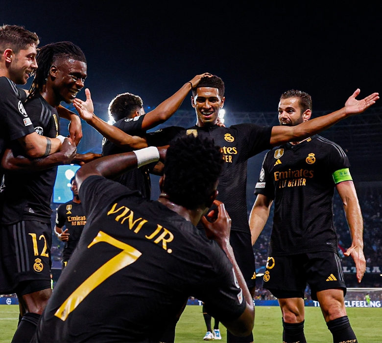 Kết quả bóng đá Napoli vs Real Madrid: Bellingham tỏa sáng, ngược dòng khó tin - Ảnh 1
