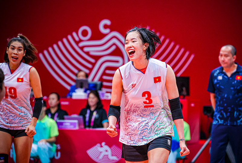 Tuyển bóng chuyền nữ Việt Nam ‘vượt ải’ Triều Tiên, 99% vào bán kết ASIAD 19 - Ảnh 1