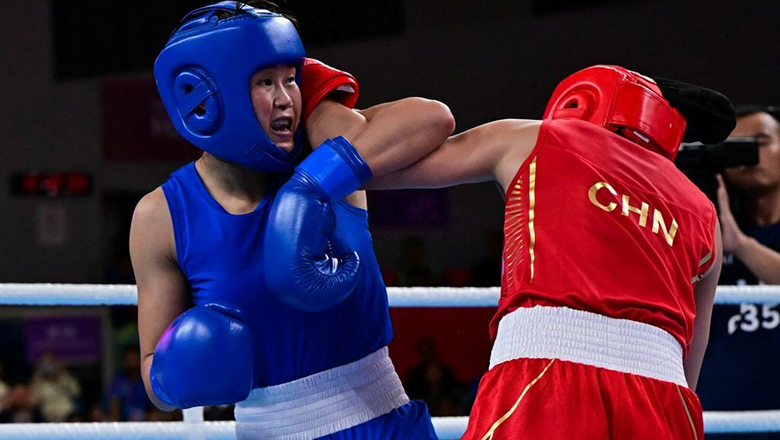 Võ sĩ Boxing Triều Tiên thắng ngược chủ nhà, giành HCV ASIAD, có vé dự Olympic - Ảnh 1
