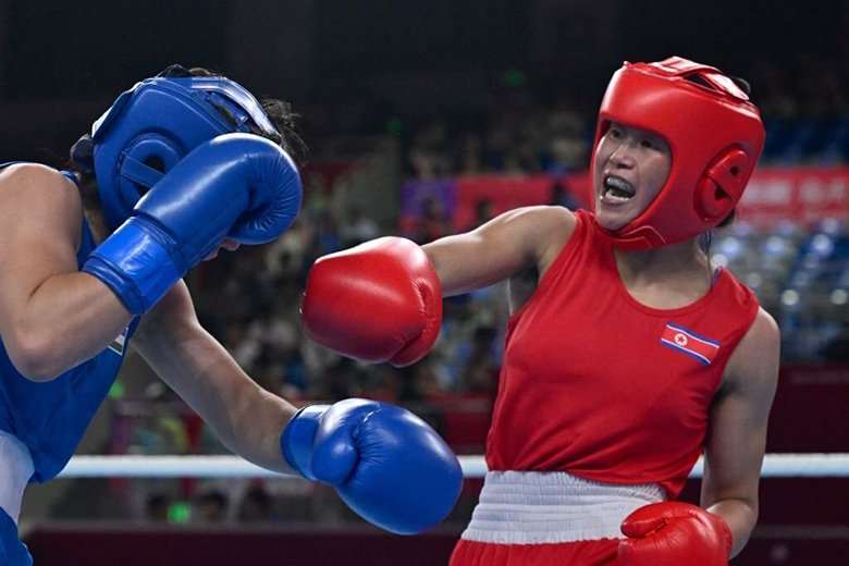 Võ sĩ Boxing Triều Tiên thắng ngược chủ nhà, giành HCV ASIAD, có vé dự Olympic - Ảnh 2