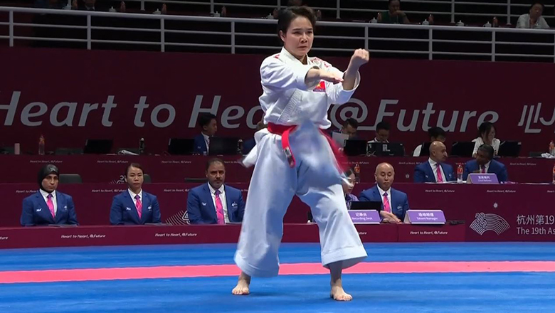 Nguyễn Thị Phương thua 'khắc tinh', lỡ cơ hội giành HCĐ Karate ASIAD 19 - Ảnh 4