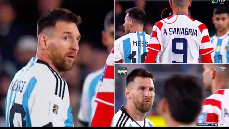 Argentina tố cáo cầu thủ Paraguay 'phun mưa' vào lưng Messi - Ảnh 2
