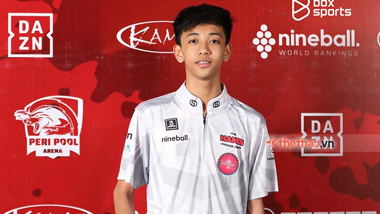 Albert James Manas vô địch tuyệt đối Hanoi Junior 2023: Tôi học billiards từ ông nội - Ảnh 1