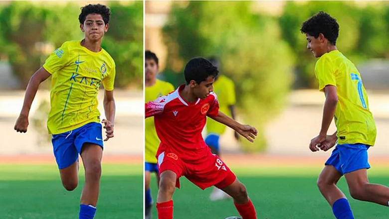 Đội trẻ Al Nassr thắng 6-0 trong ngày ra mắt của con trai Ronaldo - Ảnh 1