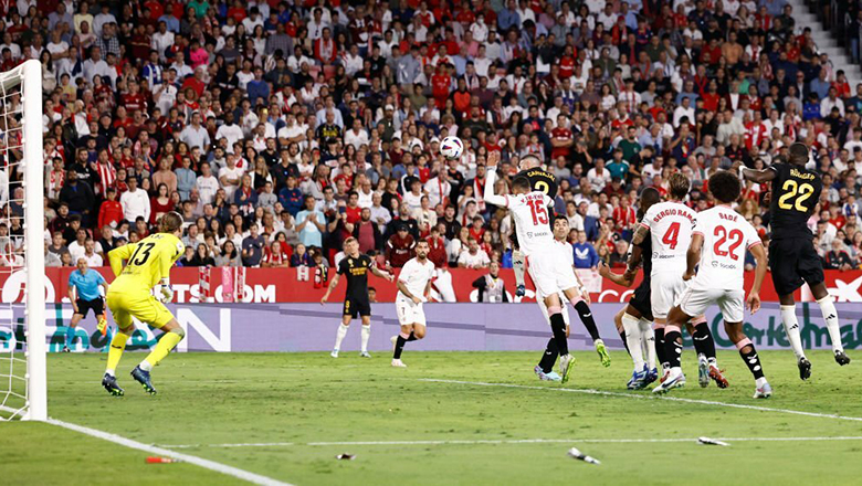 Kết quả bóng đá Sevilla vs Real Madrid: Bellingham im tiếng, Kền kền trắng hụt hơi - Ảnh 2