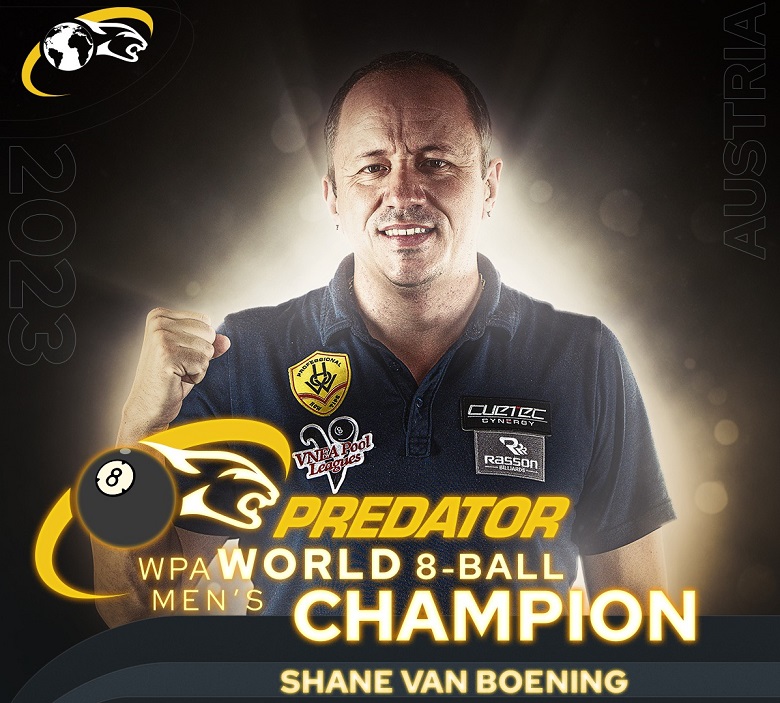Shane Van Boening hạ Sanjin Pehlivanovic, giành chức vô địch giải 8 bi thế giới 2023 - Ảnh 1