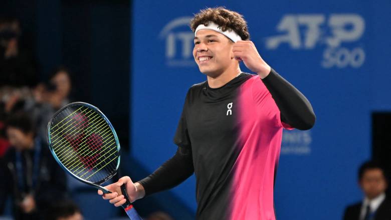 Thần đồng nước Mỹ Ben Shelton vô địch Japan Open 2023, vươn lên hạng 15 ATP - Ảnh 2