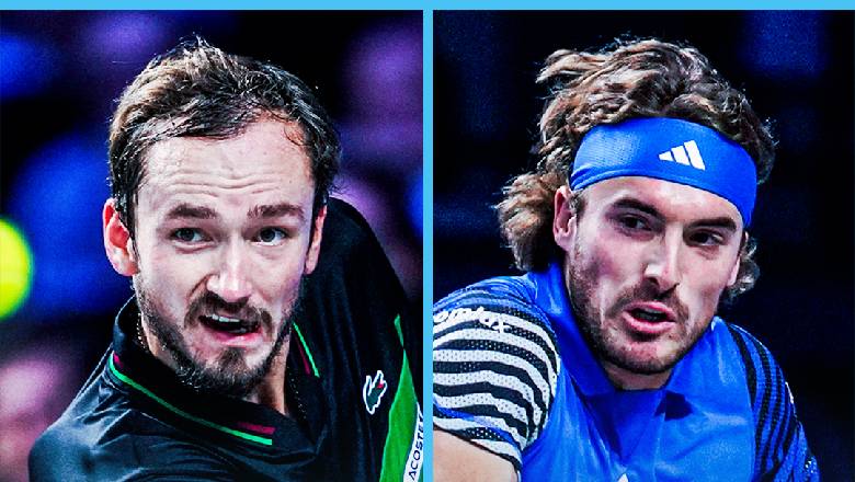 Trực tiếp tennis Medvedev vs Tsitsipas, Bán kết Vienna Open - 19h00 ngày 28/10 - Ảnh 1