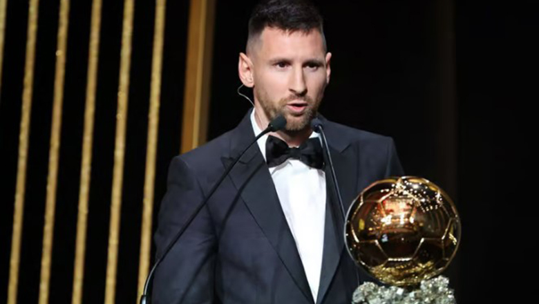 Messi giành Quả bóng vàng thứ tám - Ảnh 1