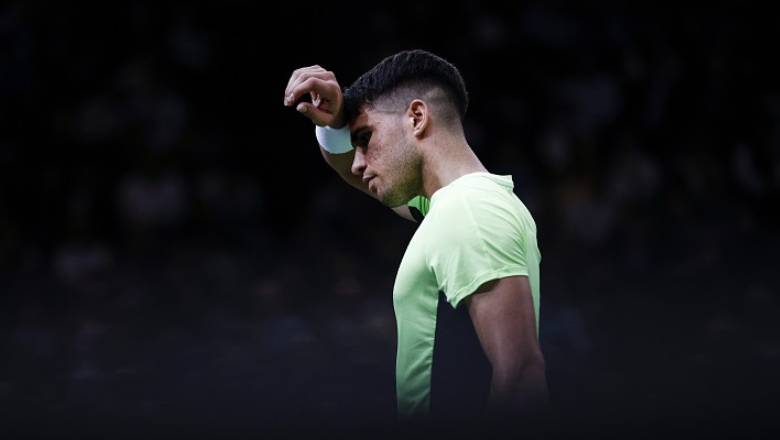 Alcaraz thua sốc trận ra quân Paris Masters 2023, Djokovic rộng cửa vô địch - Ảnh 2