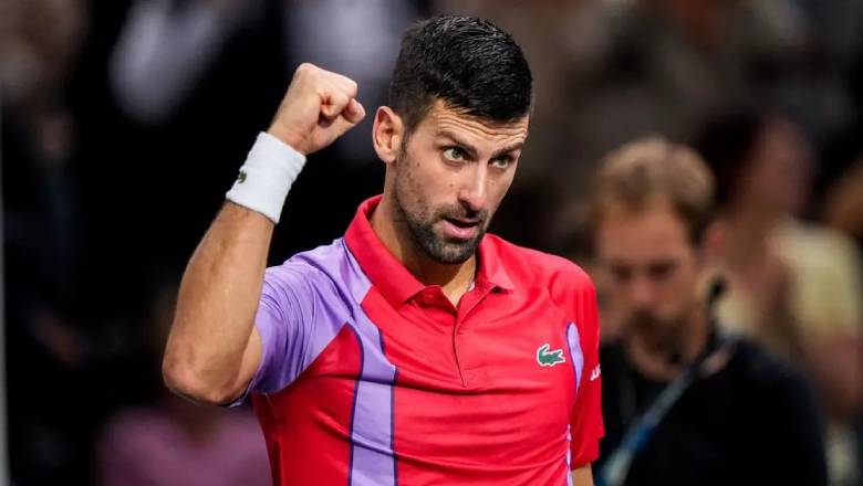 Djokovic ‘hút chết’ ở vòng 3, tái hiện trận chung kết Paris Masters 2022 với Rune - Ảnh 1